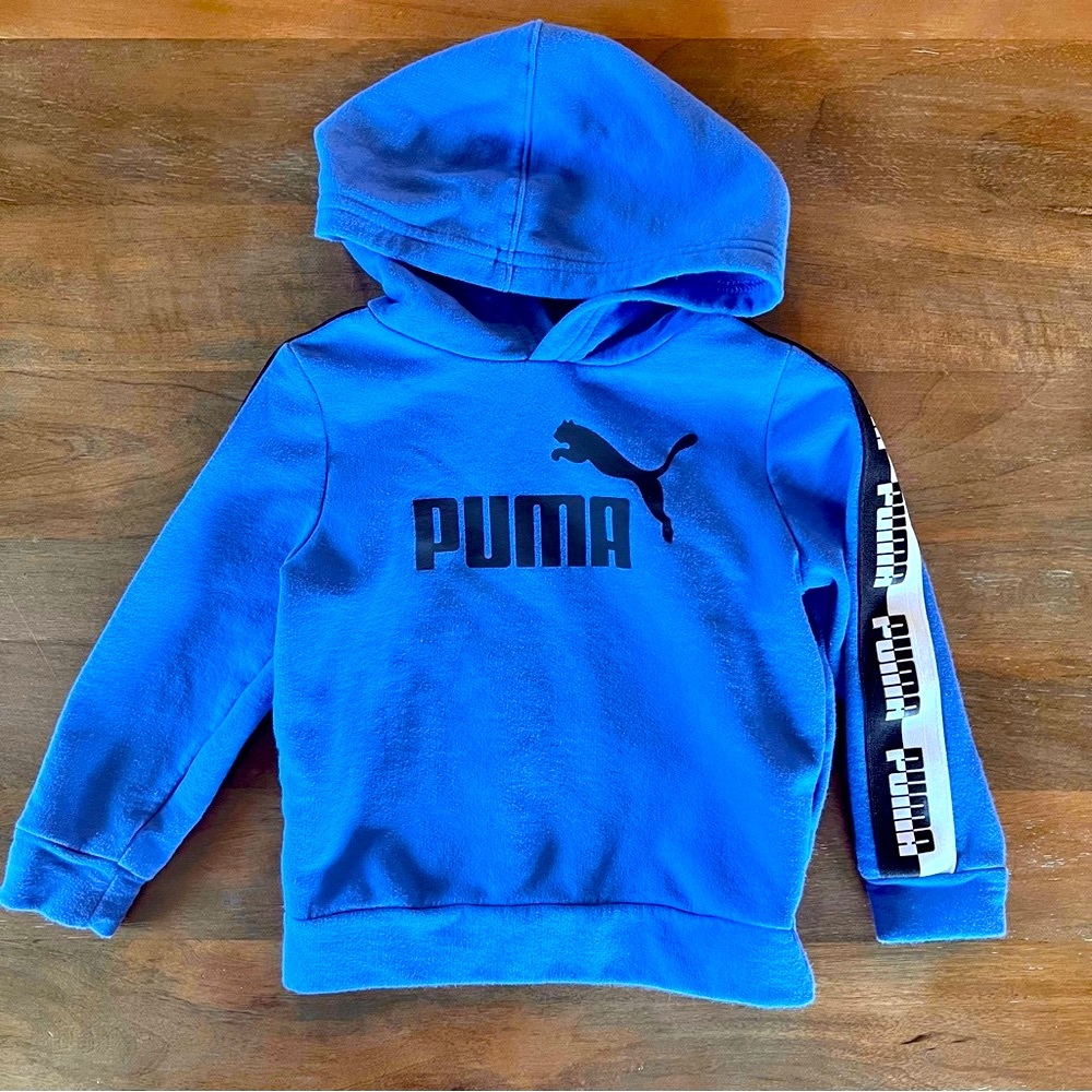 💥2/$20 Puma Hoodie - blue - size 2T toddler